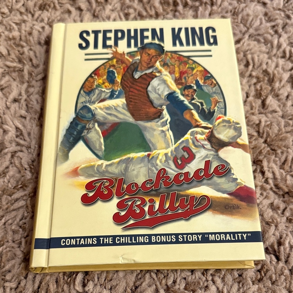 Stephen King book  Blockade Billy.